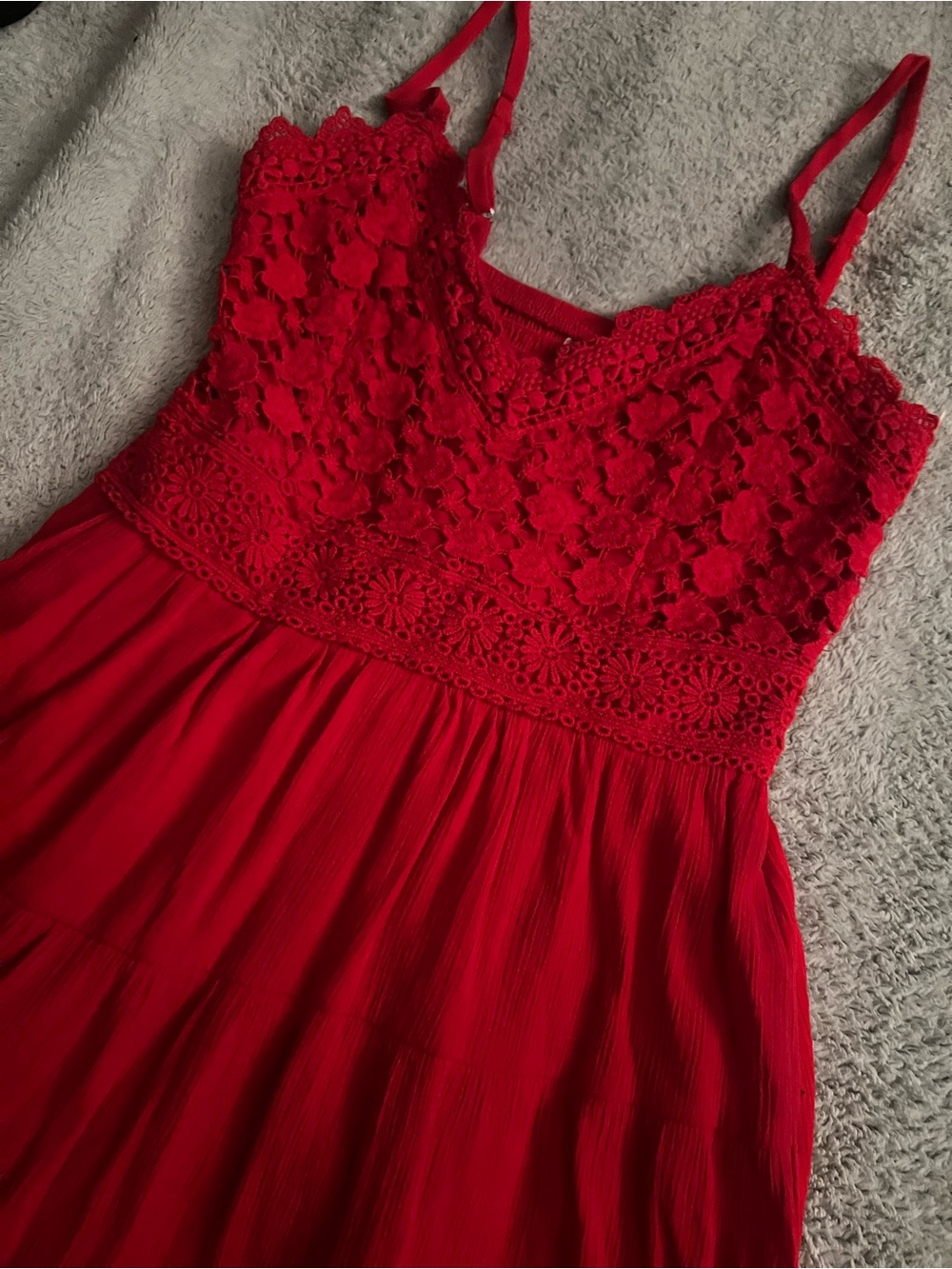 Red High Low Dress